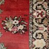 4′ x 11′ Red Fine Hand-Knotted Vintage Turkish Oushak Runner – Traditional Wool