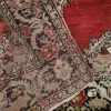 4′ x 11′ Red Fine Hand-Knotted Vintage Turkish Oushak Runner – Traditional Wool