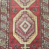 4′ x 10′ Turkish Rust Ivory Medallion Rug – Vintage Hand-Knotted Wool