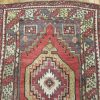 4′ x 10′ Turkish Rust Ivory Medallion Rug – Vintage Hand-Knotted Wool