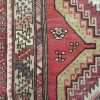 4′ x 10′ Turkish Rust Ivory Medallion Rug – Vintage Hand-Knotted Wool