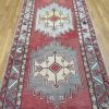 5′ x 18′ Turkish Oushak Rust Ivory Medallion Runner – Vintage Hand-Knotted Wool