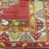 5′ x 11′ Turkish Rust Blue Medallion Runner – Vintage Hand-Knotted Wool