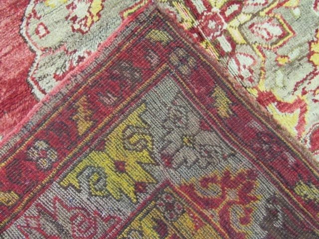 5′ x 11′ Turkish Rust Blue Medallion Runner – Vintage Hand-Knotted Wool