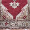 3′ x 11′ Red Fine Hand-Knotted Turkish Oushak Rug – Traditional Wool