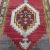 5′ x 12′ Turkish Oushak Rust Charcoal Double Medallion Runner – Vintage Hand-Knotted Wool
