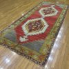 5′ x 12′ Turkish Oushak Rust Charcoal Double Medallion Runner – Vintage Hand-Knotted Wool