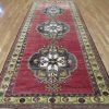 5′ x 12′ Turkish Oushak Rust Charcoal Triple Medallion Runner – Vintage Hand-Knotted Wool