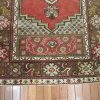4′ x 6′ Turkish Rust Ivory Medallion Rug – Vintage Hand-Knotted Wool