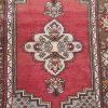 4′ x 6′ Turkish Rust Ivory Medallion Rug – Vintage Hand-Knotted Wool
