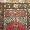 4′ x 6′ Turkish Rust Ivory Medallion Rug – Vintage Hand-Knotted Wool