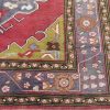 5′ x 10′ Vintage Turkish Oushak Rust Blue Medallion Rug – Hand-Knotted Wool