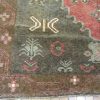 5′ x 13′ Turkish Rust Charcoal Medallion Runner – Vintage Hand-Knotted Wool