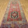 5′ x 12′ Turkish Oushak Rust Ivory Black Medallion Runner – Vintage Hand-Knotted Wool