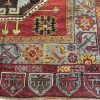 5′ x 12′ Turkish Oushak Rust Ivory Black Medallion Runner – Vintage Hand-Knotted Wool