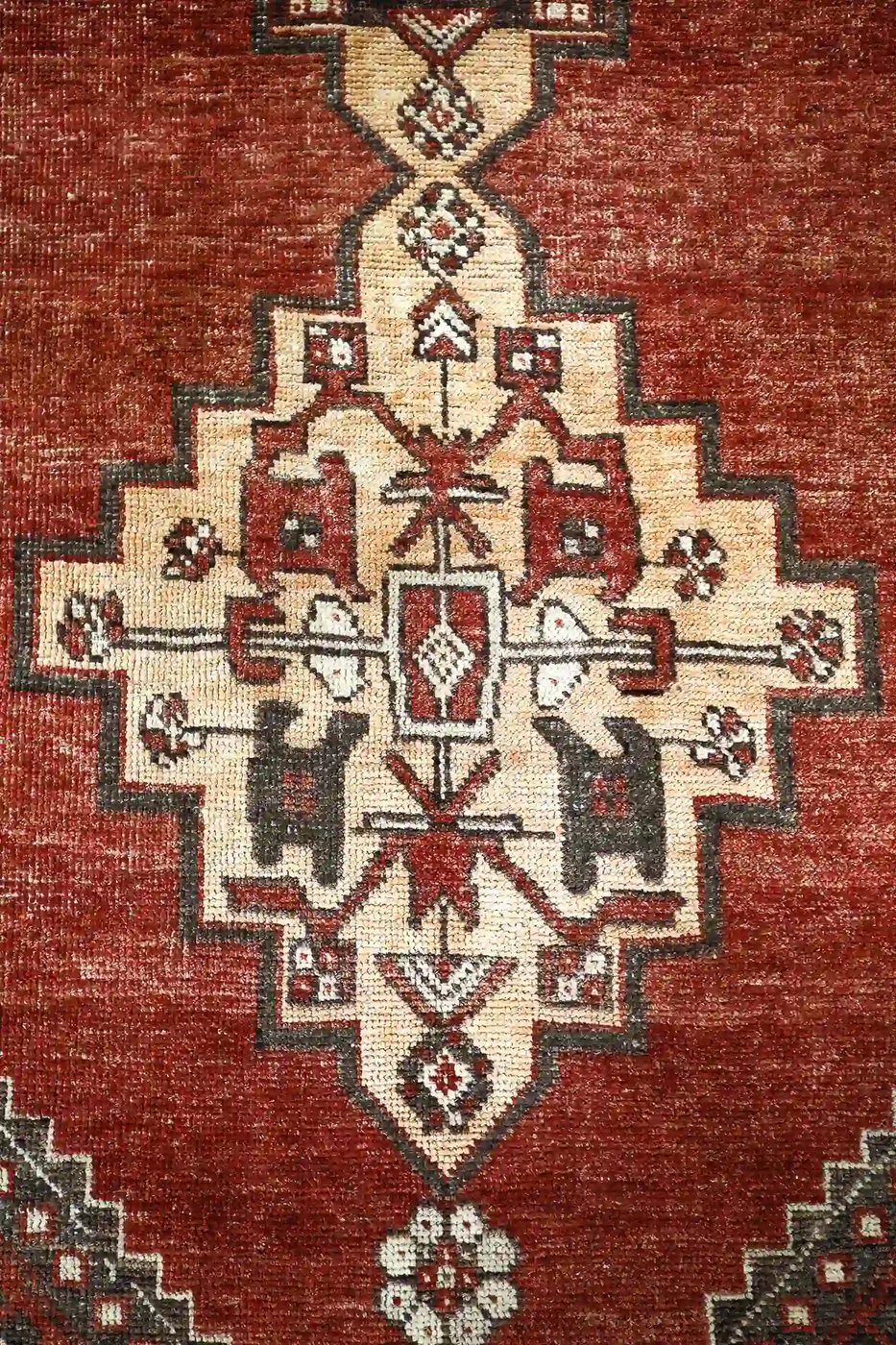 4′ x 11′ Beige Fine Hand-Knotted Turkish Oushak Runner – Traditional Wool - 3 4′ x 11′ Beige Fine Hand-Knotted Turkish Oushak Runner – Traditional Wool