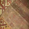 6′ x 13′ Turkish Rust Ivory Panel Runner – Semi-Antique Hand-Knotted Wool