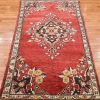 4′ x 6′ Red Fine Hand-Knotted Turkish Oushak Rug – Traditional Wool