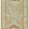 3′ x 22′ Beige Fine Hand-Knotted Turkish Vintage Runner – Transitional Wool