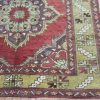 5′ x 11′ Turkish Oushak Rust Sage Triple Medallion Runner – Vintage Hand-Knotted Wool