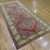 5′ x 11′ Turkish Oushak Rust Sage Triple Medallion Runner – Vintage Hand-Knotted Wool