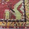 6′ x 11′ Turkish Rust Ivory Medallion Runner – Vintage Hand-Knotted Wool