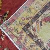 6′ x 11′ Turkish Rust Ivory Medallion Runner – Vintage Hand-Knotted Wool
