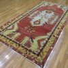 6′ x 11′ Turkish Rust Ivory Medallion Runner – Vintage Hand-Knotted Wool