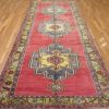 6′ x 11′ Turkish Oushak Rust Ivory Medallion Runner – Vintage Hand-Knotted Wool