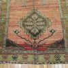 5′ x 12′ Turkish Rust Gold Medallion Runner – Vintage Hand-Knotted Wool