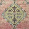 5′ x 12′ Turkish Rust Gold Medallion Runner – Vintage Hand-Knotted Wool