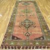 5′ x 12′ Turkish Rust Gold Medallion Runner – Vintage Hand-Knotted Wool