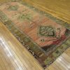 5′ x 12′ Turkish Rust Gold Medallion Runner – Vintage Hand-Knotted Wool