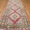 5′ x 11′ Turkish Oushak Rust Sage Triple Medallion Runner – Vintage Hand-Knotted Wool
