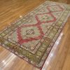 5′ x 11′ Turkish Oushak Rust Sage Triple Medallion Runner – Vintage Hand-Knotted Wool