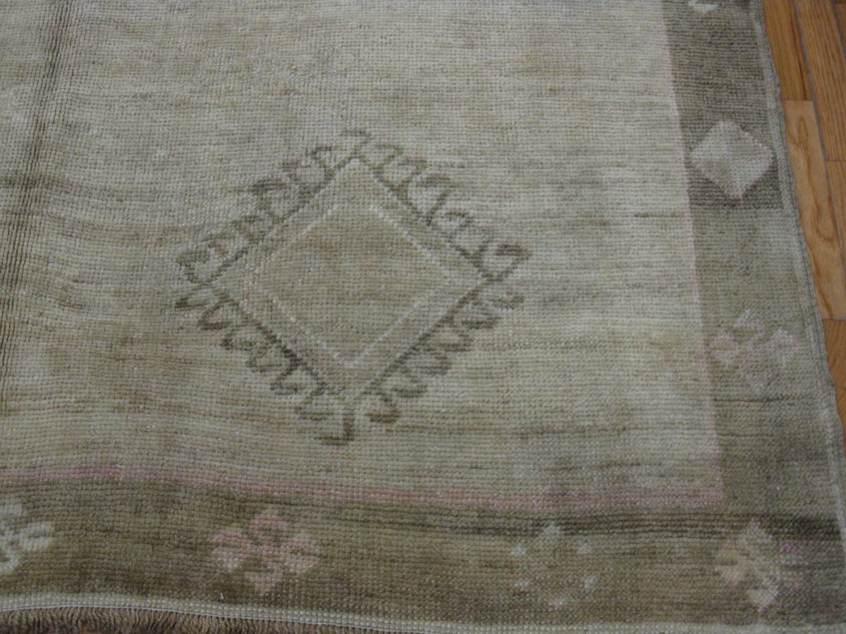 10′ x 14′ Turkish Neutral Oushak Rug – Vintage Hand-Knotted Wool