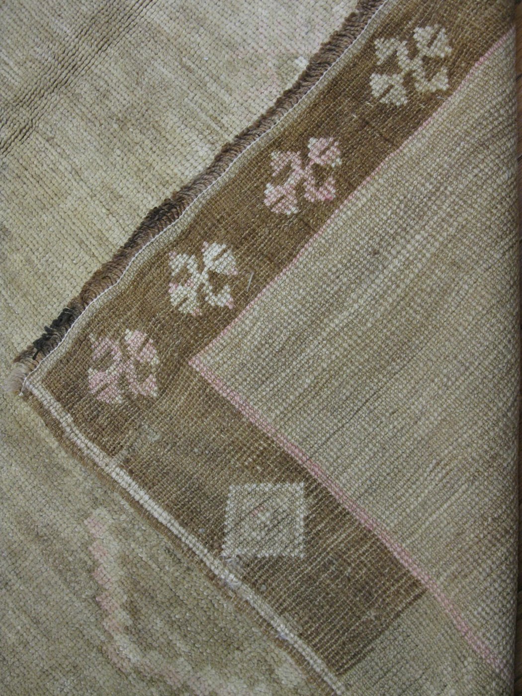 10′ x 14′ Turkish Neutral Oushak Rug – Vintage Hand-Knotted Wool
