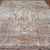 8′ x 10′ Beige Fine Hand-Knotted Turkish Rug – Transitional Wool
