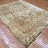 8′ x 10′ Beige Fine Hand-Knotted Turkish Rug – Transitional Wool