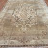 8′ x 10′ Beige Fine Hand-Knotted Turkish Rug – Transitional Wool
