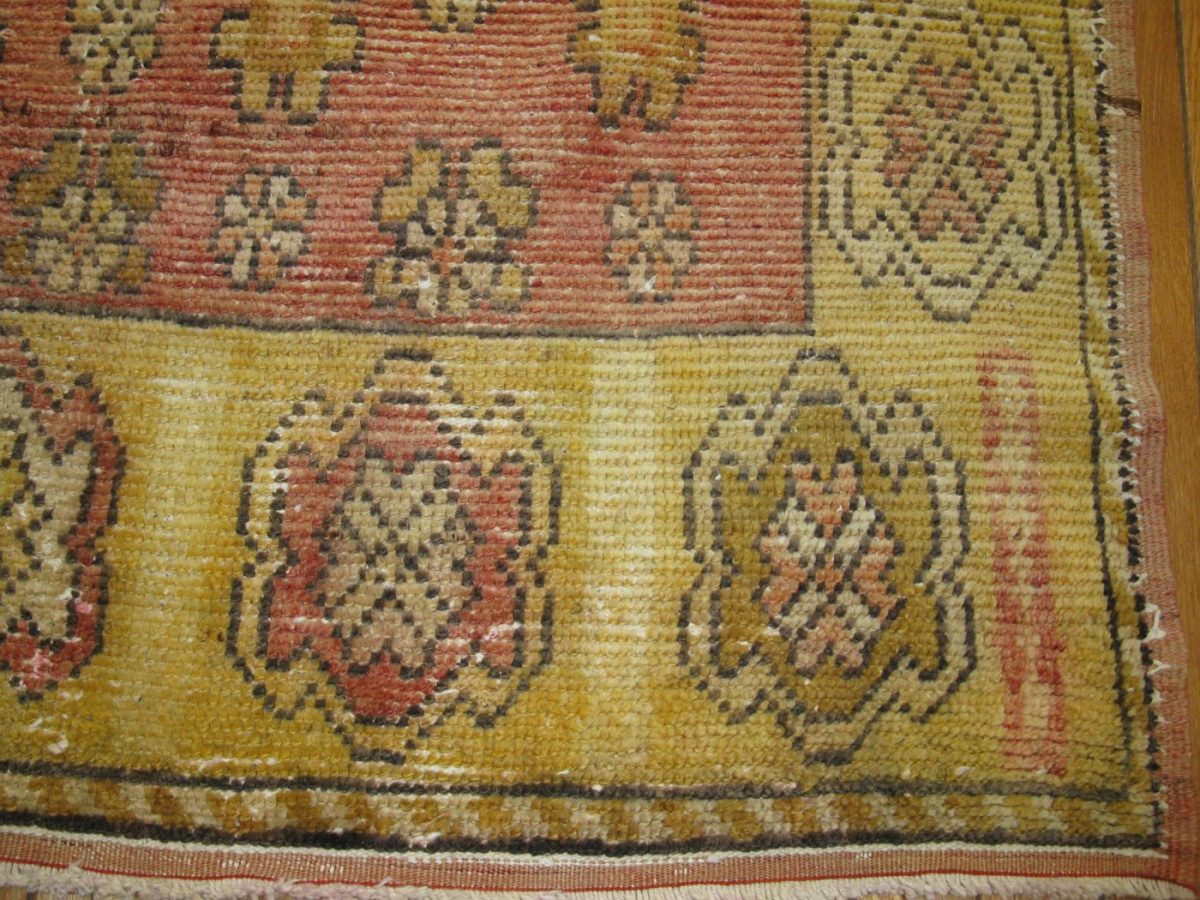 3′ x 11′ Turkish Anatolian Oushak Runner – Vintage Hand-Knotted Wool