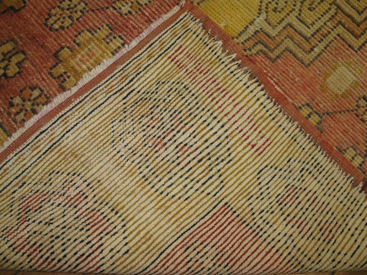 3′ x 11′ Turkish Anatolian Oushak Runner – Vintage Hand-Knotted Wool