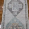 3′ x 13′ Beige Fine Hand-Knotted Afghan Oushak Runner Rug – Transitional Wool