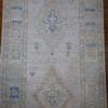 3′ x 15′ Ivory Fine Hand-Knotted Afghan Oushak Runner – Traditional Wool