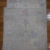3′ x 19′ Pale Blue Fine Hand-Knotted Afghan Oushak Runner – Traditional Wool