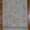 3′ x 18′ Pale Blue Fine Hand-Knotted Afghan Oushak Runner – Traditional Wool