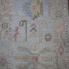 3′ x 18′ Pale Blue Fine Hand-Knotted Afghan Oushak Runner – Traditional Wool