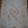 3′ x 18′ Pale Blue Fine Hand-Knotted Afghan Oushak Runner – Traditional Wool