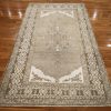 4′ x 7′ Gray Fine Hand-Knotted Turkish Oushak Rug – Vintage Wool