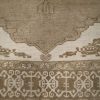 4′ x 7′ Gray Fine Hand-Knotted Turkish Oushak Rug – Vintage Wool
